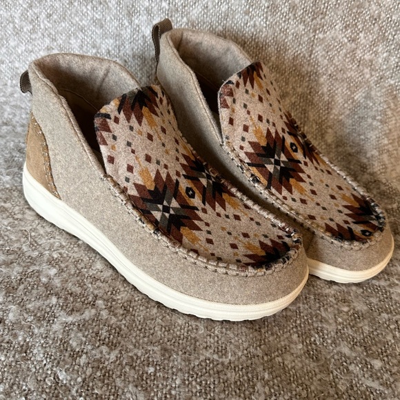 Hey Dude Shoes Hey Dude Aztec Denny Shoes Poshmark